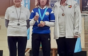 Nadine Radier vice-championne de ligue AURA.