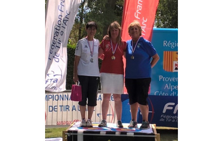 Sylvie Lurol vice championne de France Fita.
