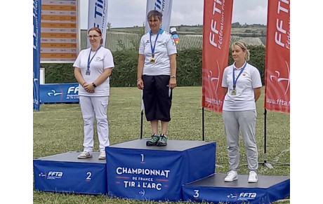 Sylvie Lurol Championne de France de Tir à l’extérieur.