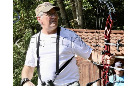 Guy Lafaye au championnat de France de tir en campagne.